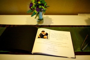Calgary wedding photography | Engagement guest book