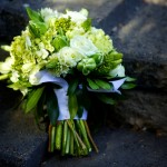 Banff Wedding Photographer | The Rimrock Hotel | boquete green white and cream flowers