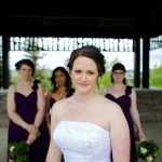 Christine & Peter Valley Ridge Golf Course wedding | Calgary Wedding Photography | Bridesmaids under gazebo