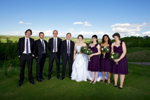 Christine & Peter Valley Ridge Golf Course wedding | Calgary Wedding Photography | Bridal party