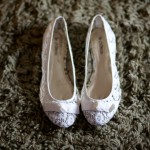 Christine & Peter Valley Ridge Golf Course wedding | Calgary Wedding Photography | Bride's shoes