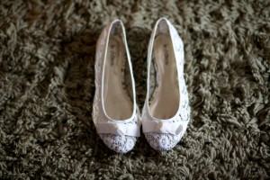 Christine & Peter Valley Ridge Golf Course wedding | Calgary Wedding Photography | Bride's shoes